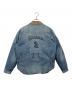 RockyMountainFeatherBed Hysteric Glamour (ヒステリックグラマー) SUPER FUZZ刺繍 RUNCH DENIM DOWN JACKET　02233AB01 ブルー サイズ:SIZE 42：55000円