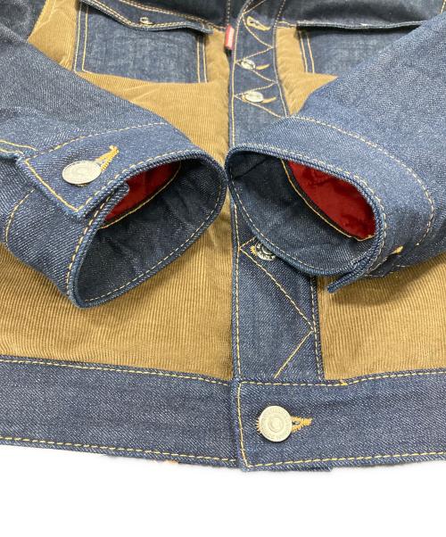 DSQUARED2（ディースクエアード）DSQUARED2 (ディースクエアード) ICON PADDED JEAN JACKET インディゴ サイズ:48の古着・服飾アイテム