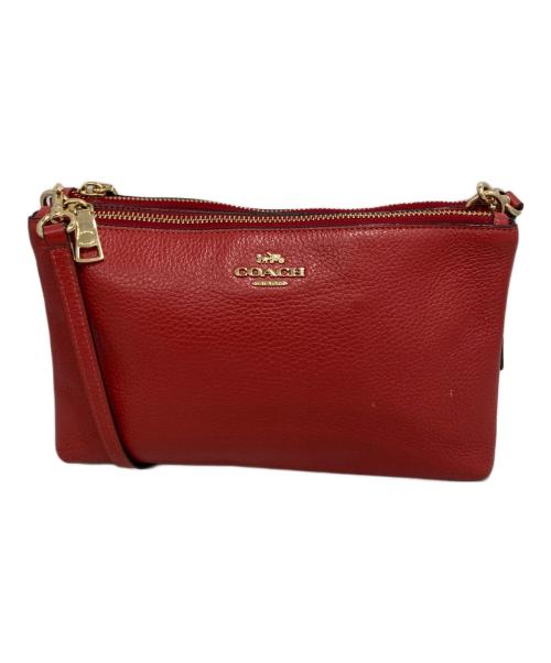 COACH（コーチ）COACH (コーチ) ショルダーバッグ レッドの古着・服飾アイテム
