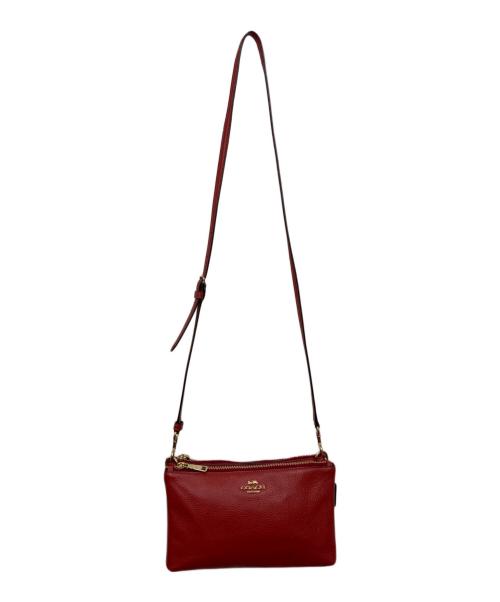 COACH（コーチ）COACH (コーチ) ショルダーバッグ レッドの古着・服飾アイテム