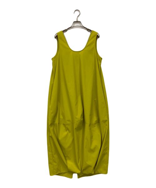 nagonstans（ナゴンスタンス）nagonstans (ナゴンスタンス) ノースリーブワンピース イエロー サイズ:38の古着・服飾アイテム