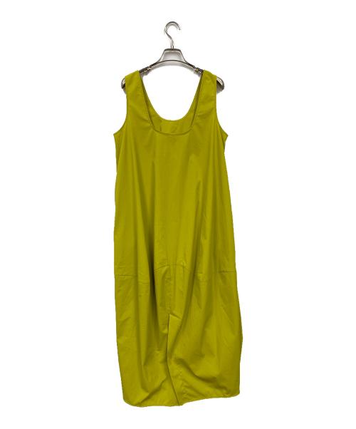 nagonstans（ナゴンスタンス）nagonstans (ナゴンスタンス) ノースリーブワンピース イエロー サイズ:38の古着・服飾アイテム