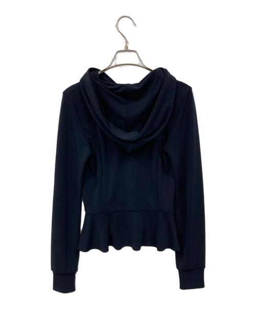 FOXEY NEWYORK（フォクシーニューヨーク）FOXEY NEWYORK (フォクシーニューヨーク) ジップパーカー ネイビー サイズ:40の古着・服飾アイテム