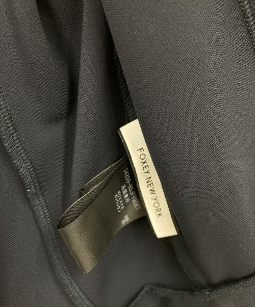 FOXEY NEWYORK（フォクシーニューヨーク）FOXEY NEWYORK (フォクシーニューヨーク) ジップパーカー ネイビー サイズ:40の古着・服飾アイテム