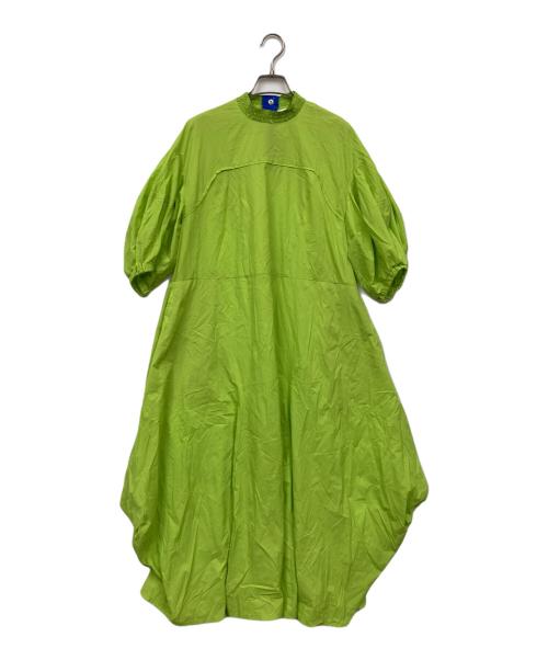 nagonstans（ナゴンスタンス）nagonstans (ナゴンスタンス) ナイロンワンピース グリーン サイズ:MEDIUMの古着・服飾アイテム