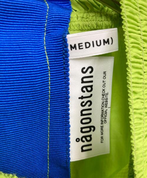 nagonstans（ナゴンスタンス）nagonstans (ナゴンスタンス) ナイロンワンピース グリーン サイズ:MEDIUMの古着・服飾アイテム