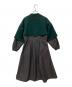 nagonstans (ナゴンスタンス) combination dress切替ワンピース グリーン サイズ:Ｓ：20000円