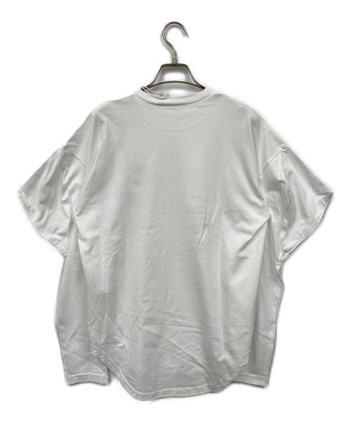 nagonstans（ナゴンスタンス）nagonstans (ナゴンスタンス) カットソー ホワイト サイズ:MEDIUM 未使用品の古着・服飾アイテム