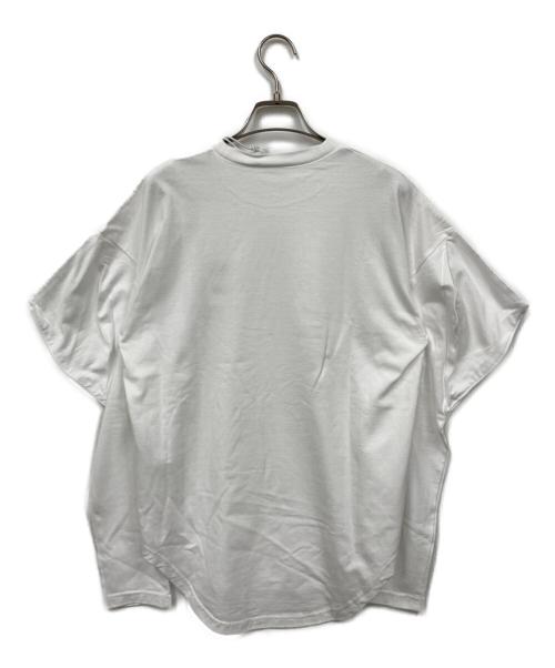 nagonstans（ナゴンスタンス）nagonstans (ナゴンスタンス) カットソー ホワイト サイズ:MEDIUM 未使用品の古着・服飾アイテム