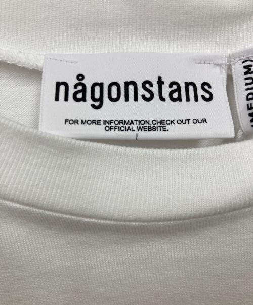 nagonstans（ナゴンスタンス）nagonstans (ナゴンスタンス) カットソー ホワイト サイズ:MEDIUM 未使用品の古着・服飾アイテム