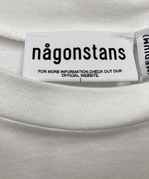nagonstans（ナゴンスタンス）nagonstans (ナゴンスタンス) カットソー ホワイト サイズ:MEDIUM 未使用品の古着・服飾アイテム