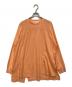 nagonstans（ナゴンスタンス）の古着「washable asymmetry 2way sleeves tops」｜オレンジ