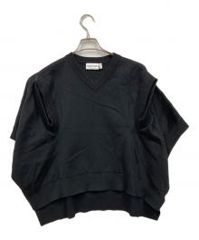 nagonstans（ナゴンスタンス）の古着「2Way Cropped Vest」｜ブラック