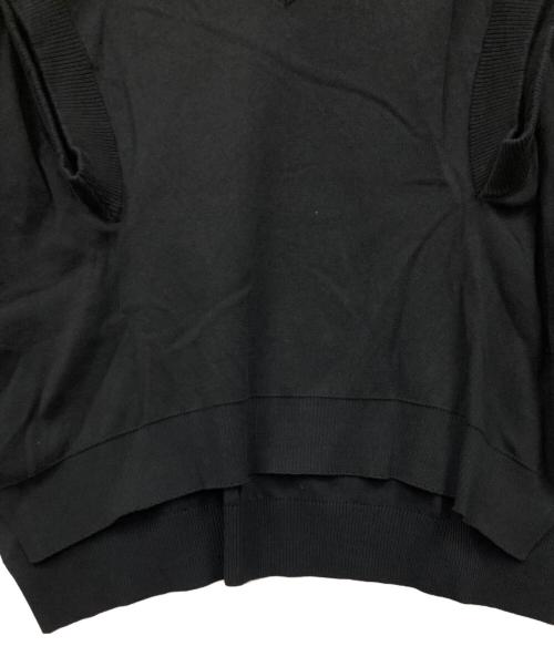 nagonstans（ナゴンスタンス）nagonstans (ナゴンスタンス) 2Way Cropped Vest ブラック サイズ:Mの古着・服飾アイテム