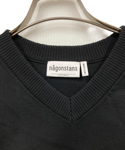 nagonstans（ナゴンスタンス）nagonstans (ナゴンスタンス) 2Way Cropped Vest ブラック サイズ:Mの古着・服飾アイテム