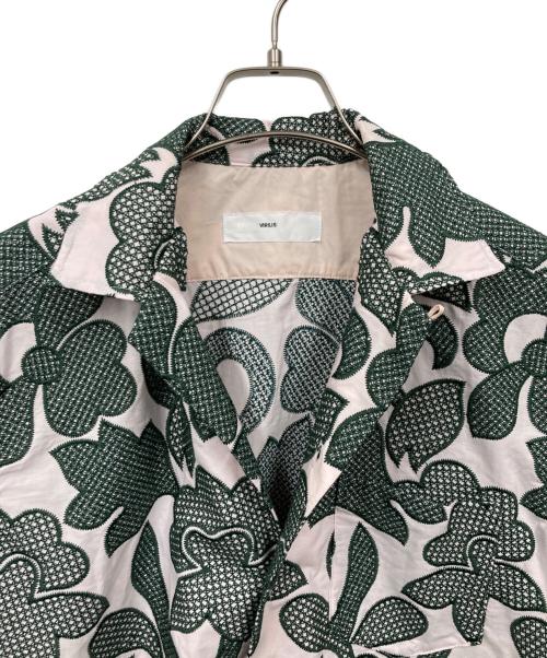 TOGA VIRILIS（トーガ ビリリース）TOGA VIRILIS (トーガ ビリリース) Embroidery S/S shirt グリーン サイズ:44の古着・服飾アイテム