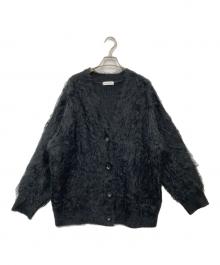 MAISON SPECIAL（メゾンスペシャル）の古着「Shaggy Knit Cardigan」｜ブラック