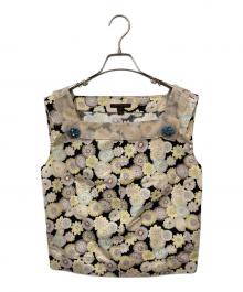 LOUIS VUITTON（ルイ ヴィトン）の古着「ノースリーブブラウス」｜ベージュ