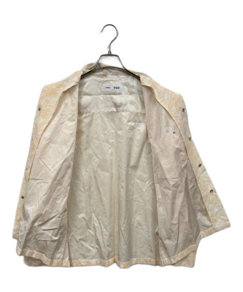 TOGA ARCHIVES（トーガアーカイブス）TOGA ARCHIVES (トーガアーカイブス) Flocky print shirt ベージュ サイズ:Sの古着・服飾アイテム