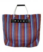 MARNIマルニ）の古着「カゴバッグ」｜レッド