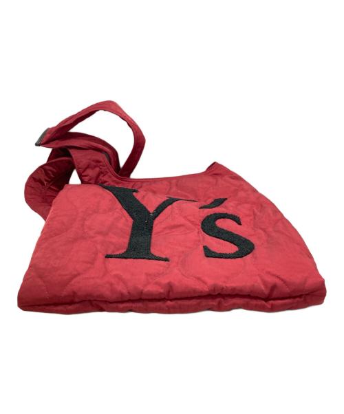 Y's（ワイズ）Y's (ワイズ) キルティングトートバッグ レッドの古着・服飾アイテム