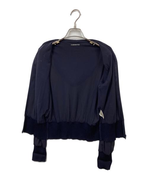 VIVIENNE TAM（ヴィヴィアンタム）VIVIENNE TAM (ヴィヴィアンタム) ジップパーカー ネイビーの古着・服飾アイテム