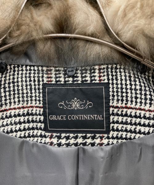 GRACE CONTINENTAL（（グレースコンチネンタル）GRACE CONTINENTAL (（グレースコンチネンタル) フォックスファーブルゾン グレー サイズ:38の古着・服飾アイテム