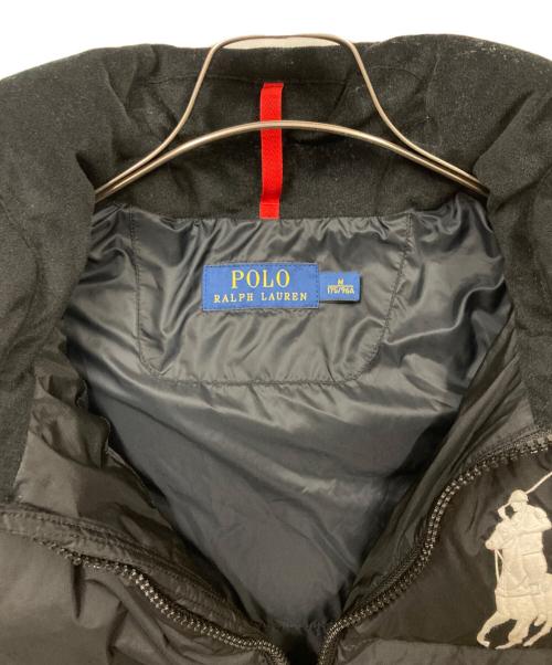 POLO RALPH LAUREN（ポロ・ラルフローレン）POLO RALPH LAUREN (ポロ・ラルフローレン) ダウンベスト ブラック サイズ:Ｍの古着・服飾アイテム