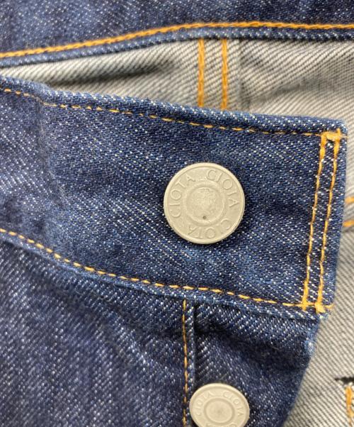 CIOTA（シオタ）CIOTA (シオタ) 本藍スビンコットン 13,5oz ストレートデニム インディゴ サイズ:W30の古着・服飾アイテム