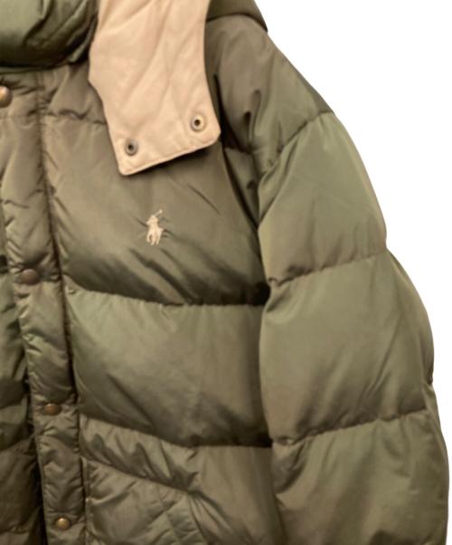 POLO RALPH LAUREN（ポロ・ラルフローレン）POLO RALPH LAUREN (ポロ・ラルフローレン) ダウンジャケット カーキ サイズ:4Lの古着・服飾アイテム