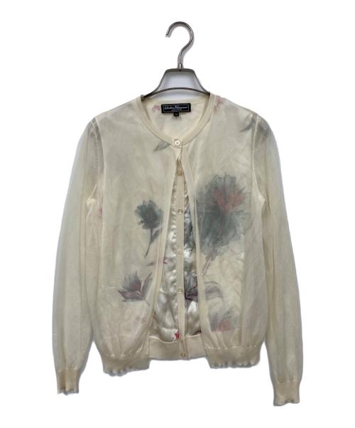 Salvatore Ferragamo（サルヴァトーレ フェラガモ）Salvatore Ferragamo (サルヴァトーレ フェラガモ) アンサンブルワンピース ベージュ サイズ:XSの古着・服飾アイテム