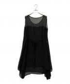 me ISSEY MIYAKEミーイッセイ ミヤケ）の古着「ワンピース」｜ブラック