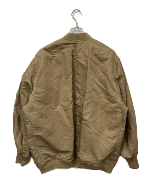 R'IAM-Plage（リアムプラージュ）R'IAM-PLAGE (リアムプラージュ) MA1 MIDDLE ブルゾン ベージュ サイズ:表記なしの古着・服飾アイテム