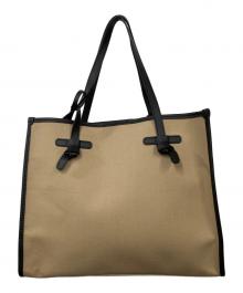 GIANNI CHIARINI（ジャンニ キアリーニ）の古着「トートバッグ」｜ベージュ