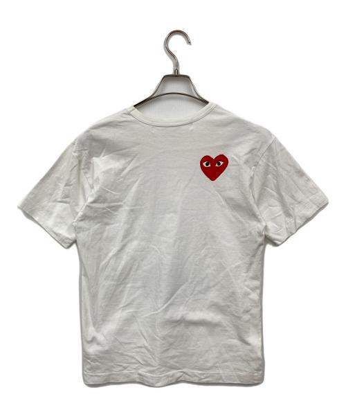 PLAY COMME des GARCONS（プレイコムデギャルソン）PLAY COMME des GARCONS (プレイコムデギャルソン) THE NORTH FACE (ザ ノース フェイス) Tシャツ ホワイト サイズ:Mの古着・服飾アイテム