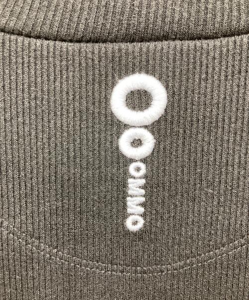 OMMO（オーエムエムオー）OMMO (オーエムエムオー) サークルカットハーフスリーブトップ ブラック サイズ:Fの古着・服飾アイテム