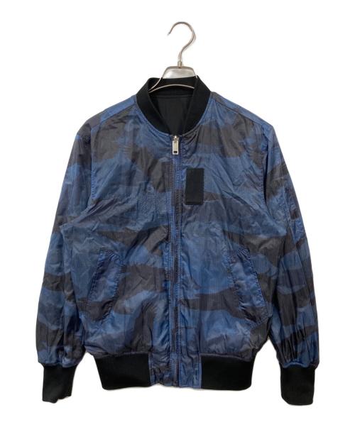 DIESEL（ディーゼル）DIESEL (ディーゼル) リバーシブルボンバージャケット ブラック サイズ:XSの古着・服飾アイテム