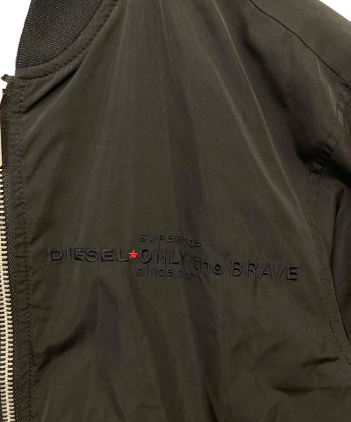 DIESEL（ディーゼル）DIESEL (ディーゼル) リバーシブルボンバージャケット ブラック サイズ:XSの古着・服飾アイテム