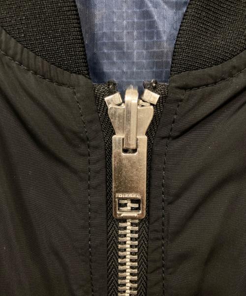 DIESEL（ディーゼル）DIESEL (ディーゼル) リバーシブルボンバージャケット ブラック サイズ:XSの古着・服飾アイテム