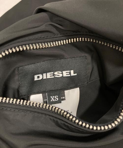 DIESEL（ディーゼル）DIESEL (ディーゼル) リバーシブルボンバージャケット ブラック サイズ:XSの古着・服飾アイテム