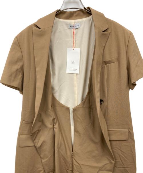 MAISON SPECIAL（メゾンスペシャル）MAISON SPECIAL (メゾンスペシャル) Loose Jacket All In One Outfit ベージュ サイズ:38 未使用品の古着・服飾アイテム