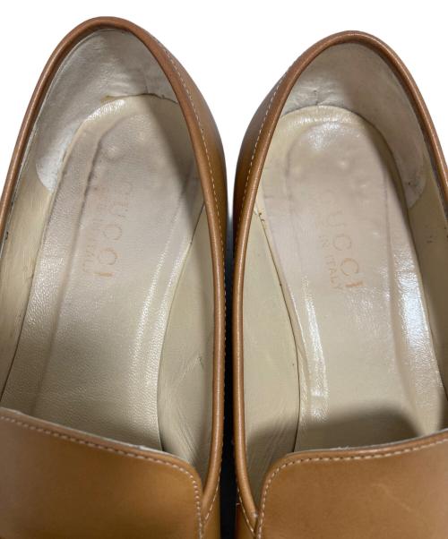 GUCCI（グッチ）GUCCI (グッチ) パンプス ブラウン サイズ:9の古着・服飾アイテム