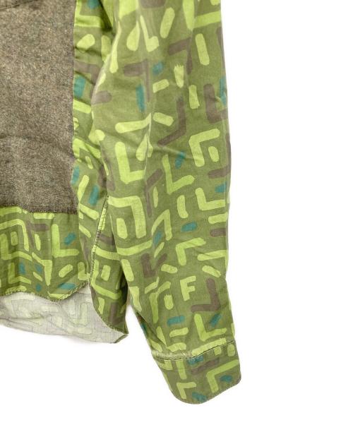 BLACK COMME des GARCONS（ブラックコムデギャルソン）BLACK COMME des GARCONS (ブラックコムデギャルソン) シャツ グリーン サイズ:mの古着・服飾アイテム