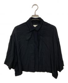 DRIES VAN NOTEN（ドリスヴァンノッテン）の古着「レーヨンブラウス」｜ブラック