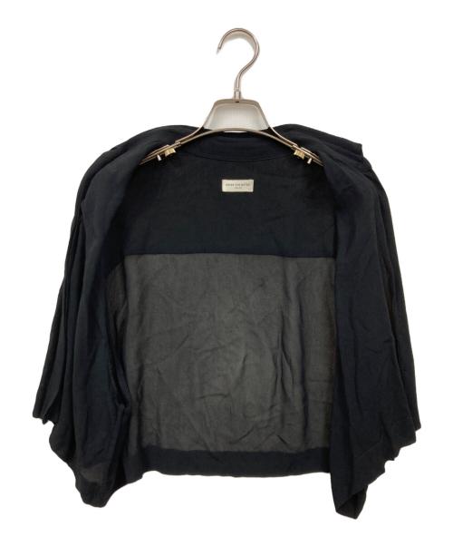 DRIES VAN NOTEN（ドリスヴァンノッテン）DRIES VAN NOTEN (ドリスヴァンノッテン) レーヨンブラウス ブラック サイズ:38の古着・服飾アイテム