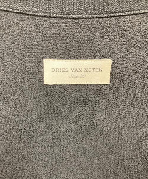 DRIES VAN NOTEN（ドリスヴァンノッテン）DRIES VAN NOTEN (ドリスヴァンノッテン) レーヨンブラウス ブラック サイズ:38の古着・服飾アイテム