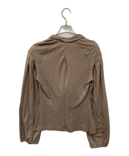 CELINE（セリーヌ）CELINE (セリーヌ) ボウタイブラウス ベージュ サイズ:38の古着・服飾アイテム