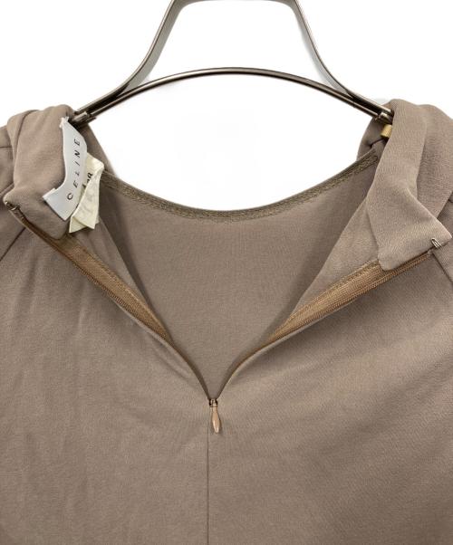 CELINE（セリーヌ）CELINE (セリーヌ) ボウタイブラウス ベージュ サイズ:38の古着・服飾アイテム