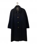 LEONARDレオナール）の古着「金釦カシミヤ混コート」｜ブラック