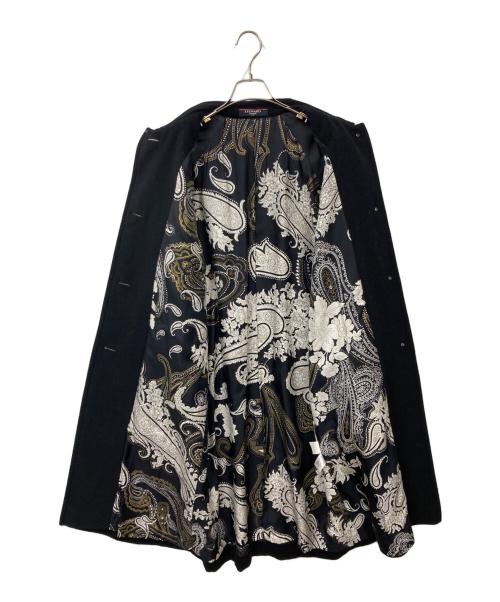 LEONARD（レオナール）LEONARD (レオナール) 金釦カシミヤ混コート ブラック サイズ:9ARの古着・服飾アイテム